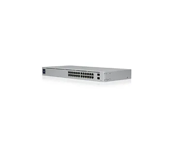 Ubiquiti UniFi Managed 24-port Gigabit Switch, 16-port PoE+, 2×SFP, Rackmount, 95W (USW-24-PoE Gen2) - Umag