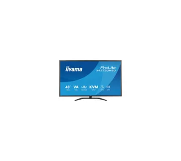 IIYAMA Monitor LED X4373UHSU-B2 KVM Switch 42.5" VA LED 3840 x 2160 60hz 450cd 3ms HDMI DP USB Type - Umag