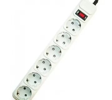 Gembird Surge protector, 6 sockets, 3m, grey - Umag