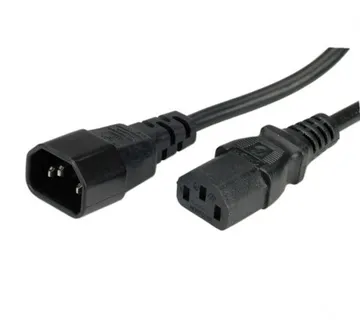 Roline VALUE naponski kabel PC-Monitor, IEC320 C14-C13 10A, M/F, 3.0m, crni - Umag