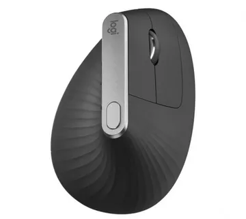 Logitech MX Vertical Advanced vertikalni ergonomski bežični optički miš, za dešnjake, USB, grafit (910-005448) - Umag