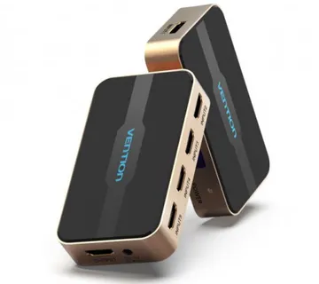 Vention HDMI Switch 5 In 1 Out Gold - Umag