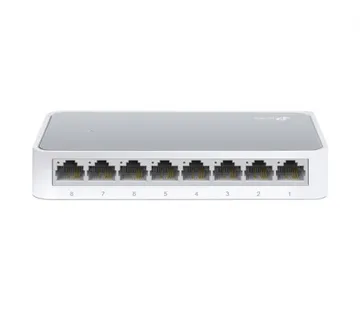 TP-Link 8-port mini Desktop preklopnik (Switch), 8×10/100M RJ45 ports, plastično kućište - Umag