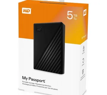 WD Passport 5TB Portable, USB 3.0 crni - Umag