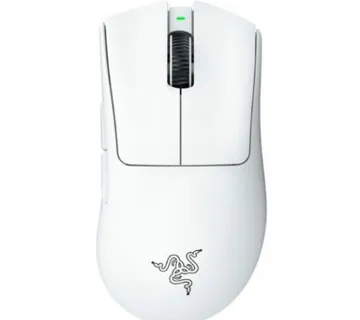 Razer DeathAdder V3 Pro - Ergonomic Wireless Gaming Mouse - White Edition - EU P - Umag