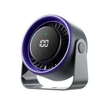 Vention Desktop Air Circulation Fan Gray Smart Digital Display - Umag