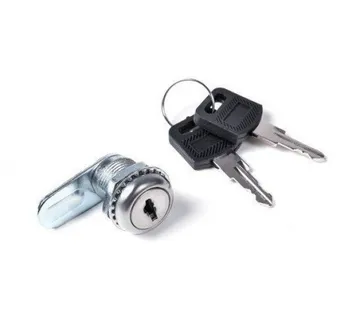 NaviaTec Round lock with long striking plate for floor cabinet side panels - Umag
