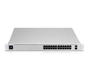 Ubiquiti UniFi Managed 24-port Gigabit Switch, 2×10G SFP+, Rackmount, (USW-PRO-24) - Umag