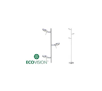 EcoVision LED podna svjetiljka sa 3 akrilna sjenila, 3×5W, 3000K - Umag