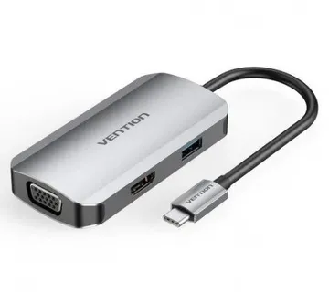 Vention USB-C to HDMI VGA USB 3.0 PD Docking Station 0,15m - Umag