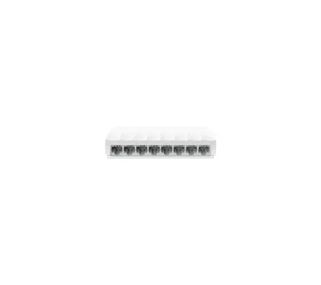 TP-Link LiteWave 8-Port 10/100Mbps Desktop Switch, 8 10/100Mbps RJ45 Ports, Desktop Plastic Case, Gr - Umag
