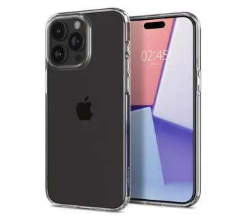Spigen Liquid Crystal, zaštitna maska za telefon, prozirna - iPhone 15 Pro Max (ACS06557) - Umag
