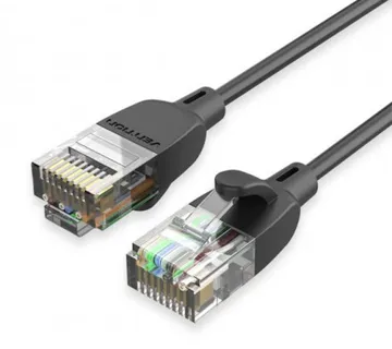 Vention Cat.6A UTP Patch Cable 3M Black Slim - Umag