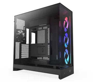NZXT H9 Flow RGB 2025, crno bez napajanja, ATX - Umag