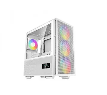 DeepCool CH560 Digital WH, E-ATX, ARGB, LCD, kaljeno staklo - Umag