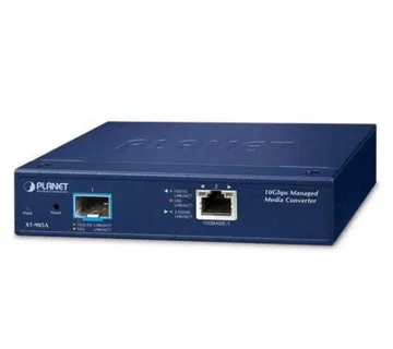 Planet 1-Port 10G 5G 2.5G 1G 100BASE-T 1-Port 10G 1GBASE-X SFP Managed Media Converter - Umag