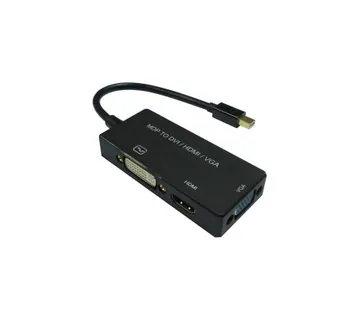 Roline VALUE adapter/kabel Mini DisplayPort - VGA/DVI/HDMI, M/F, v1.2, aktivni, 0.1m - Umag