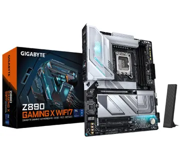 Gigabyte MB Z890 GAMING X WIFI7, S.1851, 4xDDR5/8800(OC), PCIe 5.0, 2.5G-LAN, DP, USB4, WiFi, ATX - Umag
