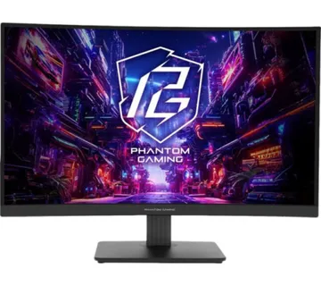 ASRock Gaming Monitor PG27QRT1B, 27", QHD, VA, 180Hz, 1ms, Curved - Umag