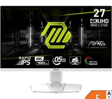 Monitor MSI MSI MAG 274URFW 27" / 4K UHD / 160Hz / 0,5ms (GTG) (white) – adjustable stand - PD 15W - Umag