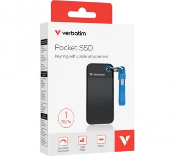 SSD Pocket Verbatim 32191 1TB 3.2 Gen 2, USB-C, crno/plavi - Umag