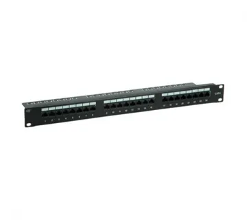 Roline VALUE Cat.6/Class E 19" Patch Panel 24-porta UTP, crni - Umag