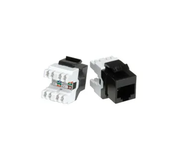 Roline RJ45 Keystone konektor Cat.5e/Class D, UTP, crni - Umag