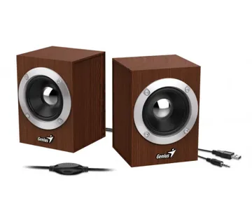 Genius zvučnici SP-HF280, 6W, USB+3,5mm, drveni - Umag