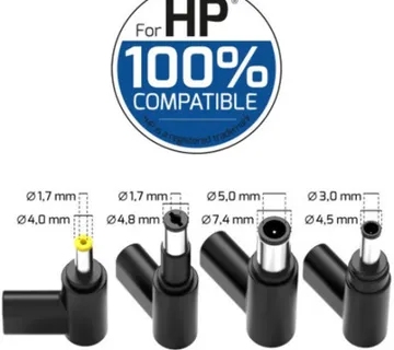Port punjač 65W GaN2 USB-C za HP NB, 5 nastavaka - Umag