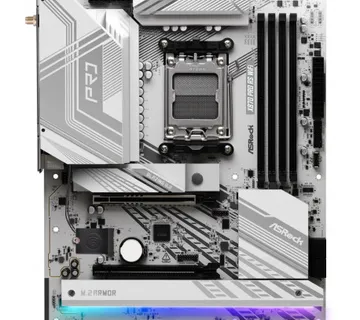 ASRock MB X870 PRO RS WIFI, S.AM5, 4xDDR5/8000(OC), PCIe5.0, 2.5 G-LAN, USB4, HDMI, ATX - Umag