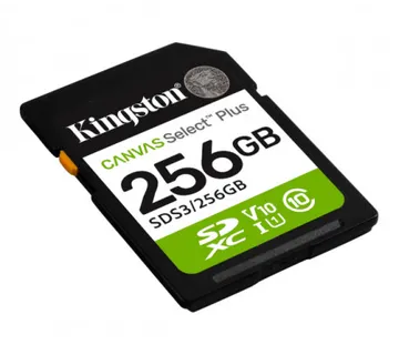 Kingston Canvas Select Plus SD, R150MB, 256GB - Umag