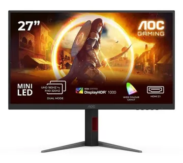 AOC U27G4XM 27", 2xHDMI, 2xDP, 180Hz,miniLED, 4K - Umag