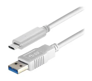Transmedia USB type C plug - USB 3.1 type A plug, 1,0 m - Umag
