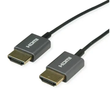 Roline HDMI 4K Ultra HD kabel sa mrežom, HDMI M - HDMI M, coaxial, ultraslim, 2.0m - Umag