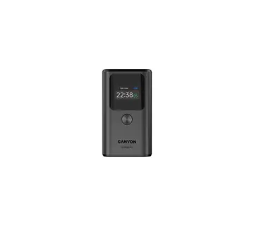 CANYON power bank OnPower 130 TFT 10000 mAh PD30W Dark Grey - Umag