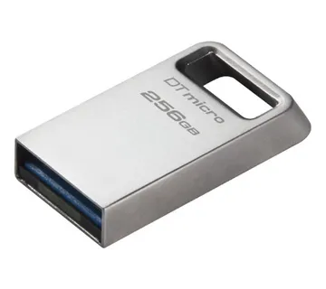 Kingston 256GB DataTraveler Micro 200MB/s Metal USB 3.2 Gen 1 EAN: 740617327984 - Umag