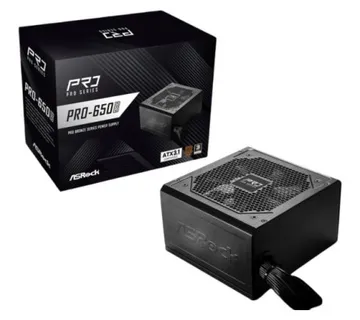 ASRock PSU PRO Series PRO-650B, 650W, 80 Bronze - Umag