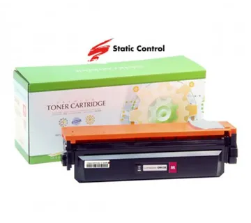 Toner Static Control HP Canon CF413X Magenta - Umag