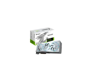 GIGABYTE Video Card NVIDIA GeForce RTX 5080 AORUS MASTER ICE 16G (16GB GDDR7/256bit, PCIe 5.0, 3xDP, - cover