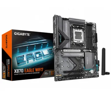 GIGAYBTE Mainboard Desktop X870 EAGLE WIFI7 (AM5, 4x DDR5 256GB, 1x PCI-E 5.0 x16x16, 2x PCI-E 3.0 x - Umag
