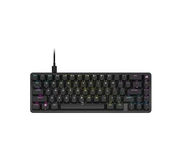 Tipkovnica Mehanička Corsair K65 PRO MINI RGBBacklit RGB LED, CORSAIR OPX, Black, Black PBT - Umag