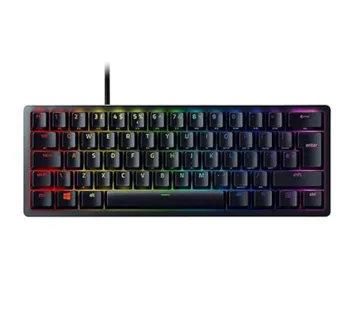 Razer Huntsman Mini - 60% Optical Gaming Keyboard (Clicky Purple Switch) - UK La - Umag