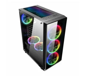 NaviaTec Legend V2 Gaming Case 4x LED Color Ventilators, 3x USB 3.0 - Umag