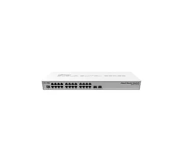 Mikrotik Cloud Router Switch CRS326-24G-2S+RM, 800 MHz CPU, 512MB RAM, 24xG-LAN, 2xSFP+ cage, RouterOS L5 or SwitchOS (dual b - Umag