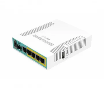MikroTik (RB960PGS) 5-port Gigabit PoE Router 1x SFP - Umag