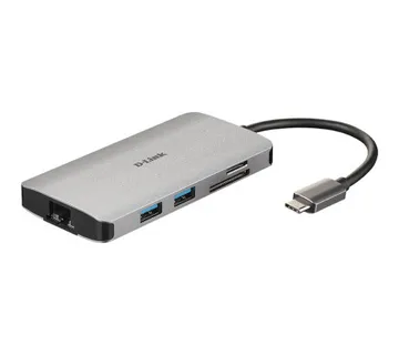 D-LINK USB-C 8-port USB 3.0 hub HDMI - Umag