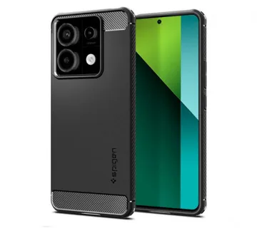 Spigen Rugged Armor, matte black - Xiaomi Redmi Note 13 Pro 5G / POCO X6 5G - Umag