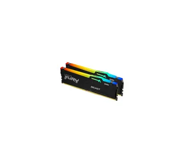 KINGSTON DRAM 32GB 5600MT/s DDR5 CL36 DIMM (Kit of 2) FURY Beast RGB EAN: 740617330779 - Umag
