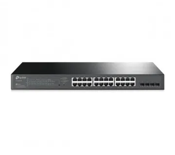 TP-Link JetStream Smart Switch, 24 x Gigabit PoE 802.3af at, 250W - Umag