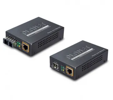 Planet 1G Open SFP slot to 1GbE RJ45 802.3af at PoE Port Media Converter - Umag